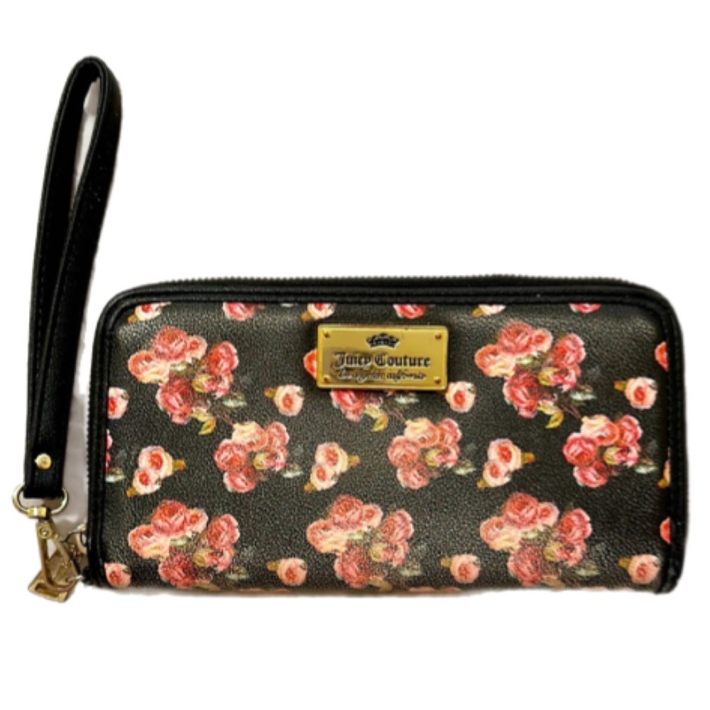 VINTAGE Juicy Couture Large Flower Clutch